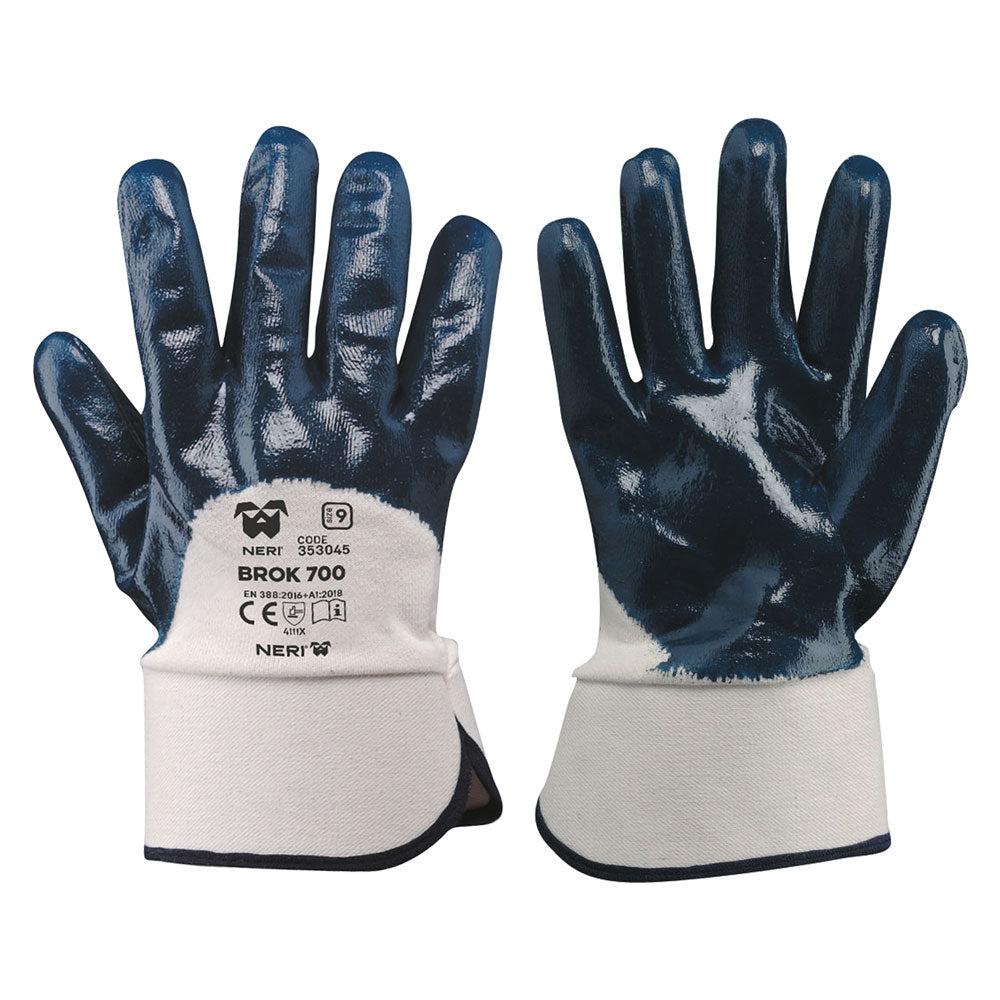 GANTS NBR POIGNET TOILE 'BROK 700' Taille 9