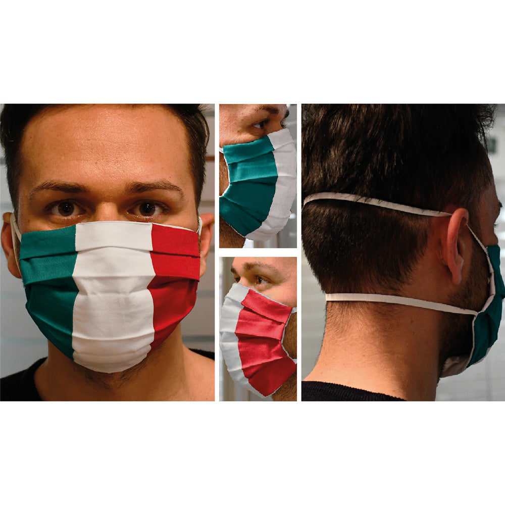 MASQUE D'HYGIÈNE PROTECTEUR RÉUTILISABLE 'TRI' 19 x 8 cm - emballé individuellement