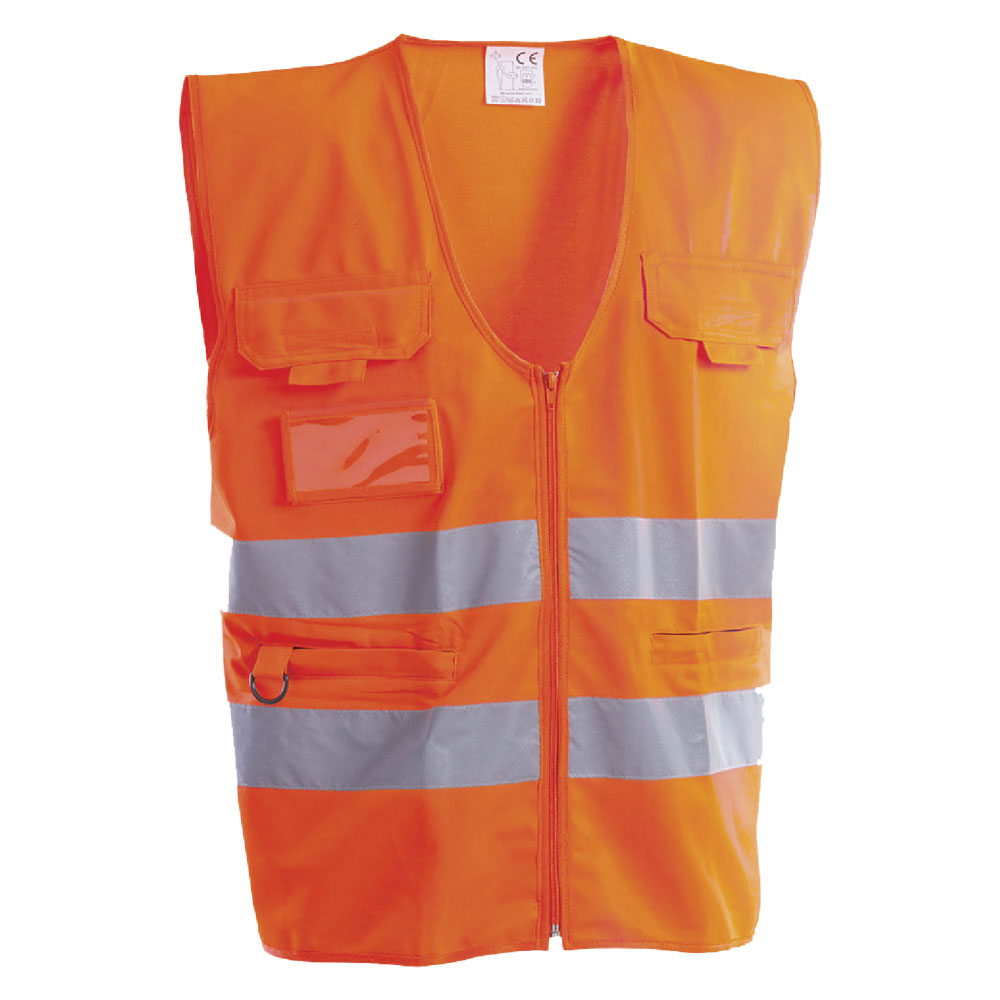 GILET HAUTE VISIBILITÉ MULTIPOCHES « ROAD » XL