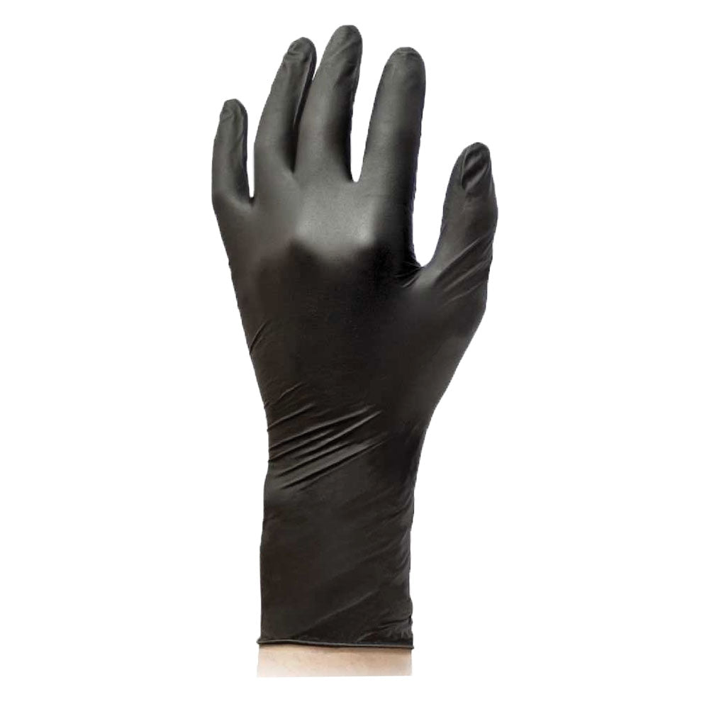 GANTS NITRILE JETABLES MANCHETTE LONGUE 'EXTRA LONG' M