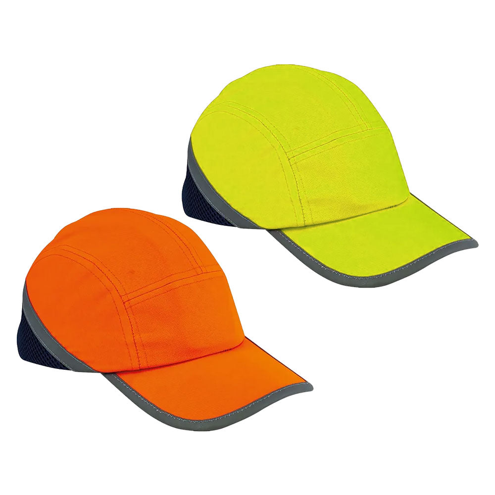 CASQUETTE ANTI-CHOC AVEC VISIÈRE en coton - coloris orange