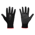 HANDSCHUHE POLYESTER/POLYURETHAN 'SPECIAL HOB POL-01' Gr. 7 - Farbe schwarz
