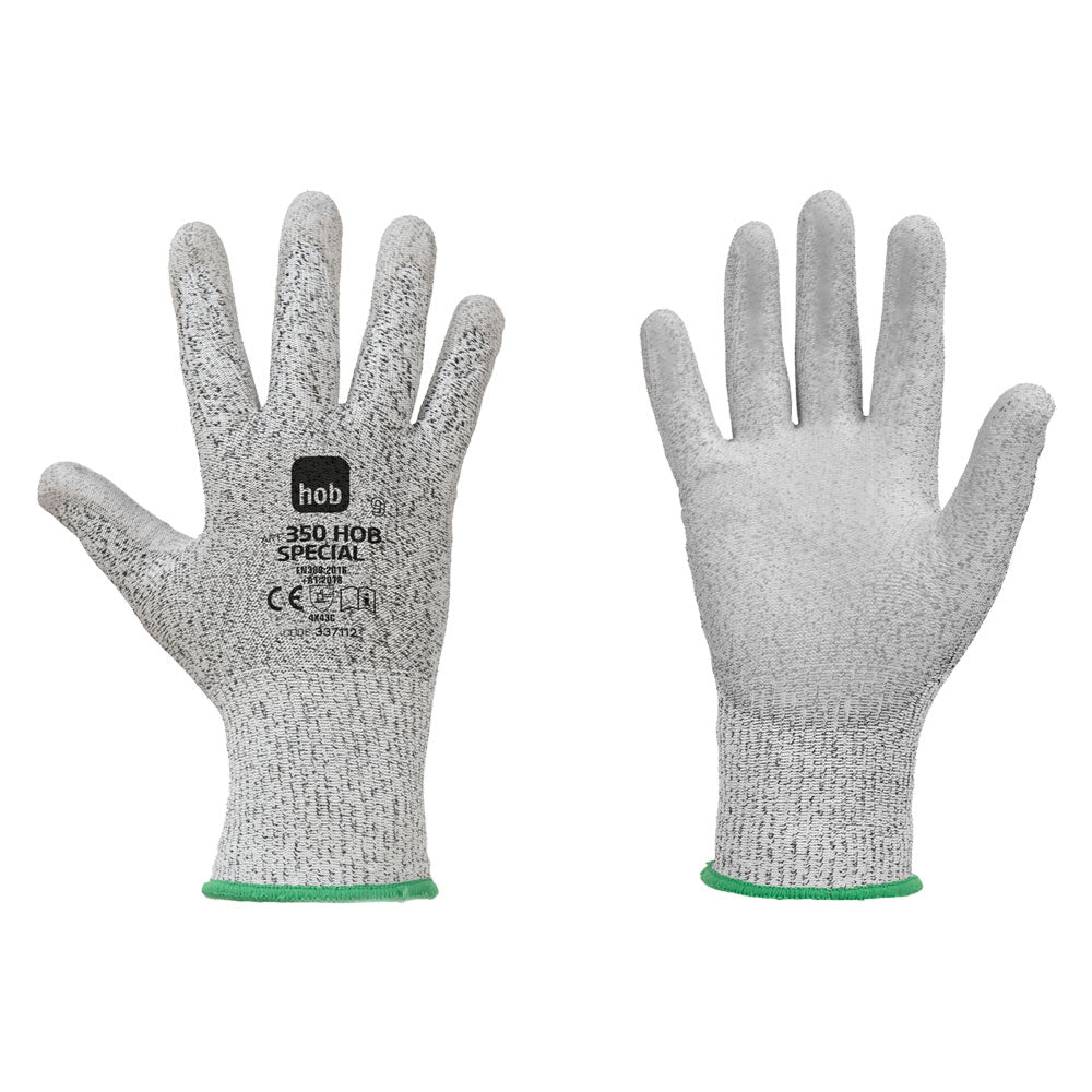 HANDSCHUHE POLYESTER/POLYETHYLEN '350 HOB SPECIAL' Gr. 10 - Farbe Grau