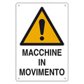 CARTELLO 'MACCHINE IN MOVIMENTO' cm 60 x 40