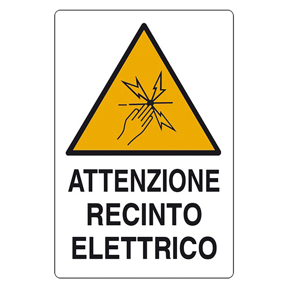 SCHILD 'ACHTUNG ELEKTROZAUN' 20 x 30 cm