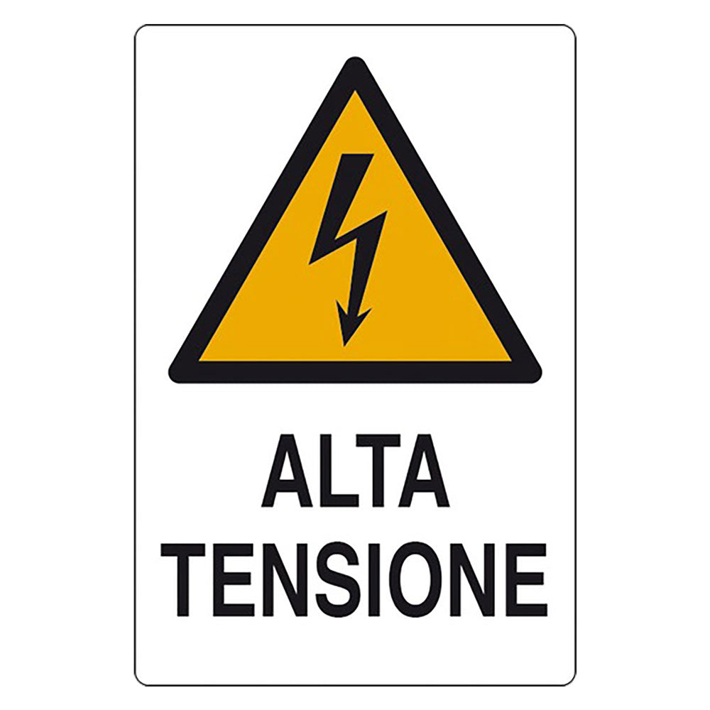 PANNEAU "HAUTE TENSION" 20 x 30 cm