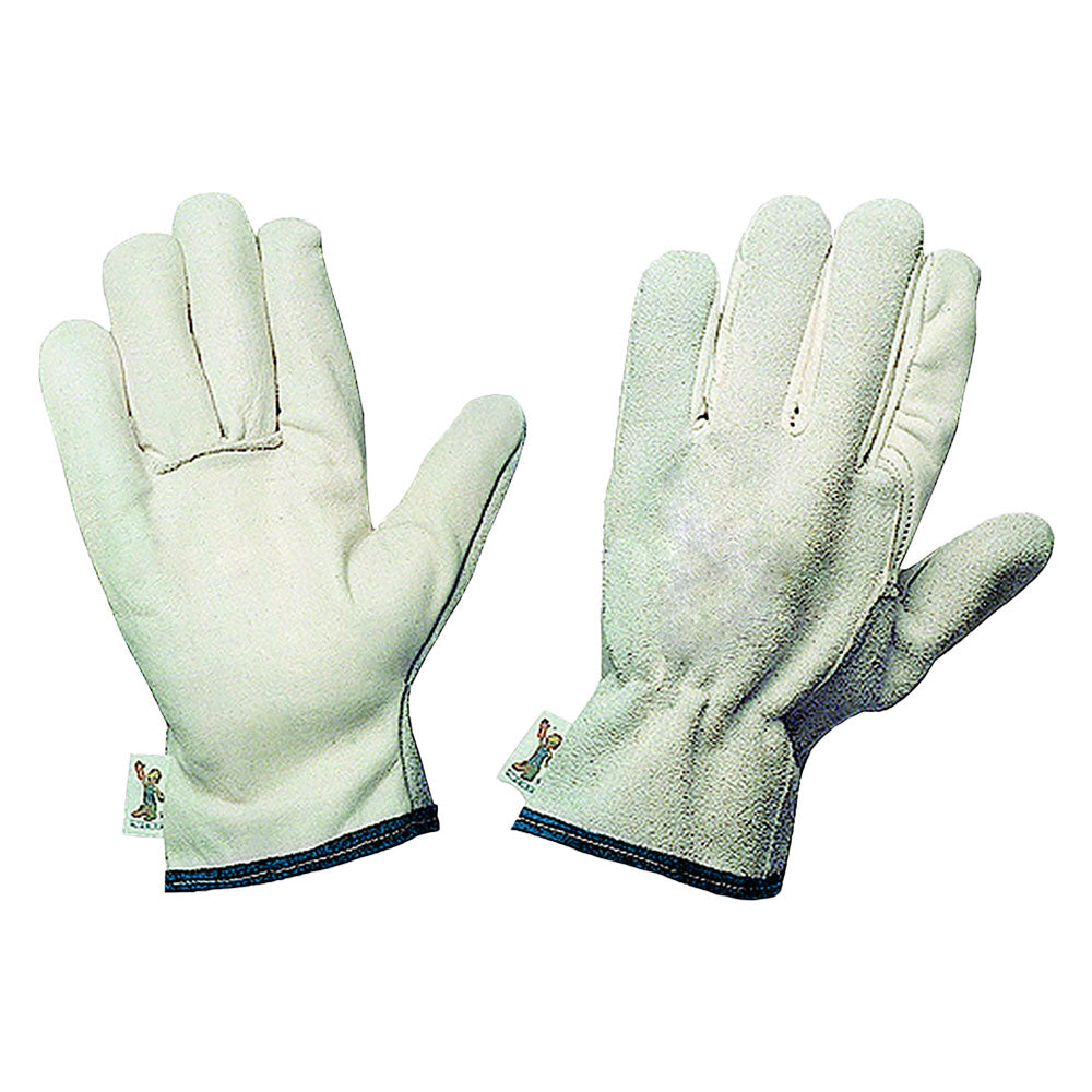 GANTS PAUME CUIR DOS CROÛTE T. 8 (M)
