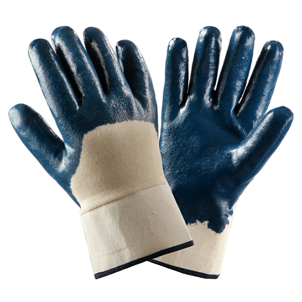 GANTS NBR POIGNETS TOILE  T.10 (XL)