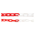 CHAÎNE DE SIGNALISATION BICOLORE blanc / rouge - Ø mm. 8 x 50 x 26 x 5 m.