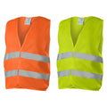 GILET ALTA VISIBILITA' 'ROAD' taglia unica - arancio