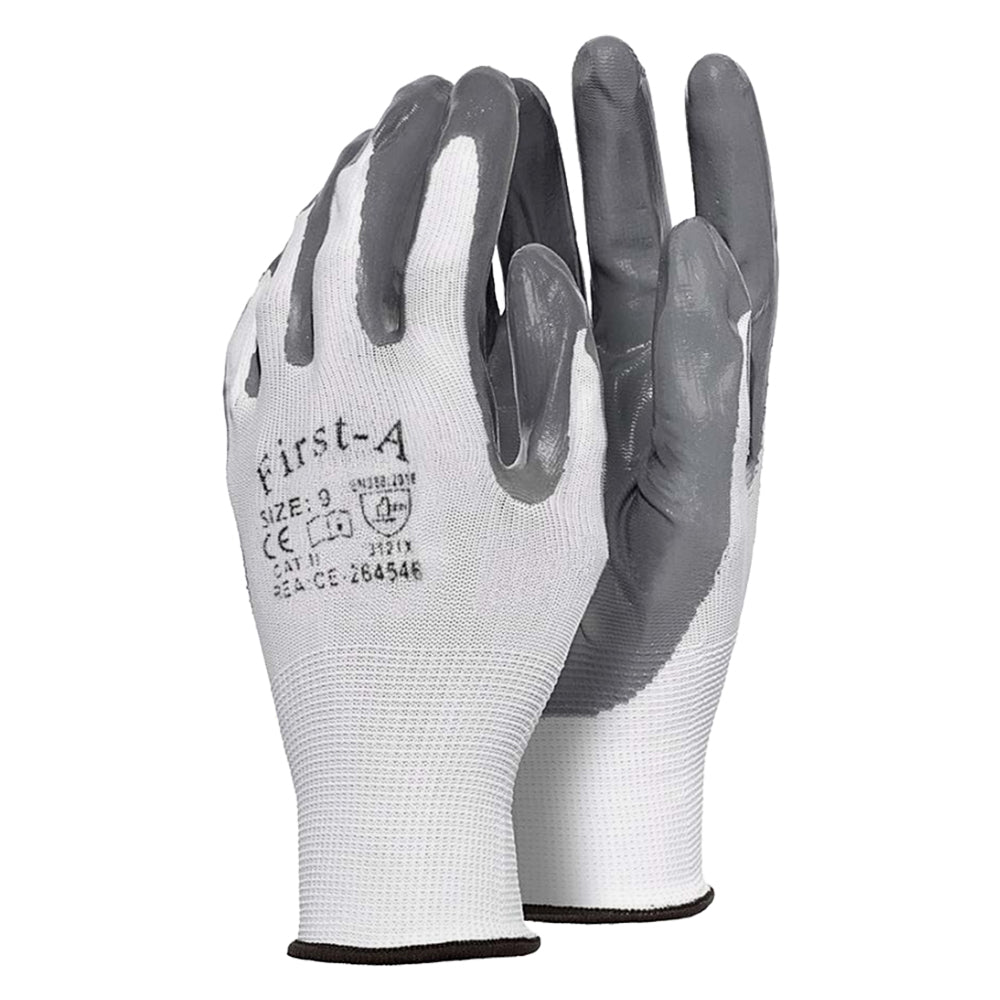 HANDSCHUHE AUS POLYESTER/NITRIL Gr. 7 (S)