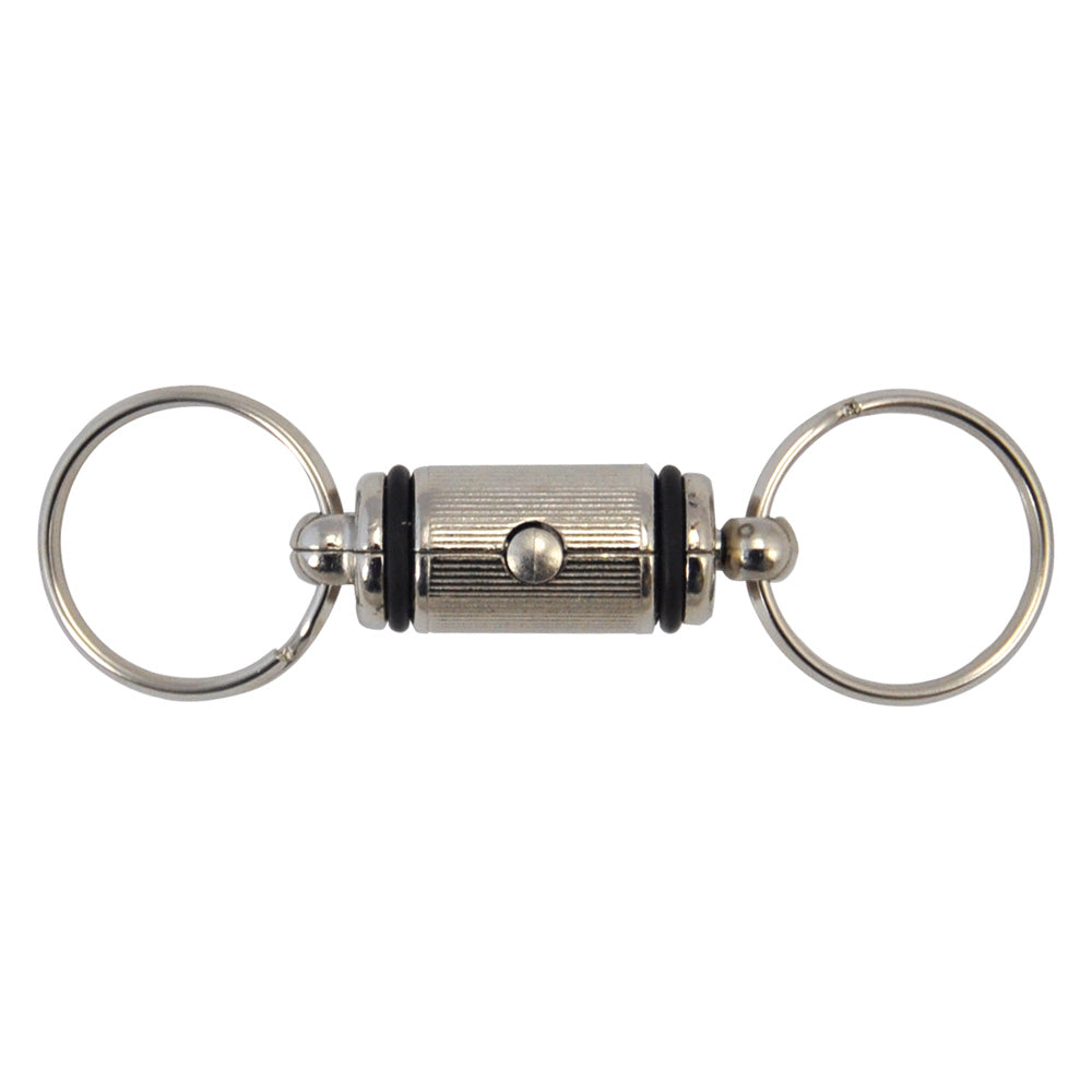 MOUSQUETON DOUBLE anneaux pivotants