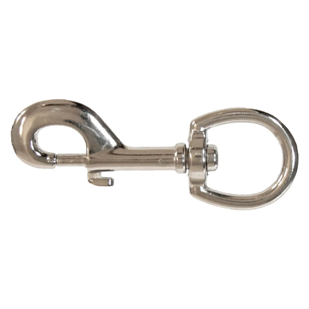 MOUSQUETON À ŒIL TOURNANT Ø œillet 16 x long.totale 84 mm