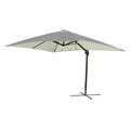 PARASOL EXCENTRÉ CARRÉ DE JARDIN À BRAS 3 x 4 m - écru