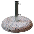PIED DE PARASOL EN GRANULATS Venise ø cm. 45 - coloris fantaisie