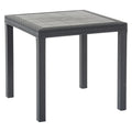 TABLE EN POLYPROPYLÈNE 'DALLAS' anthracite