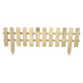 CLÔTURE EN BOIS « ANGLAISE II » 120 cm x H.30/45