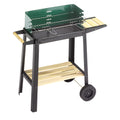 BARBECUE '50-25 VERT/N' cm. 50x25 - h. cm. 77