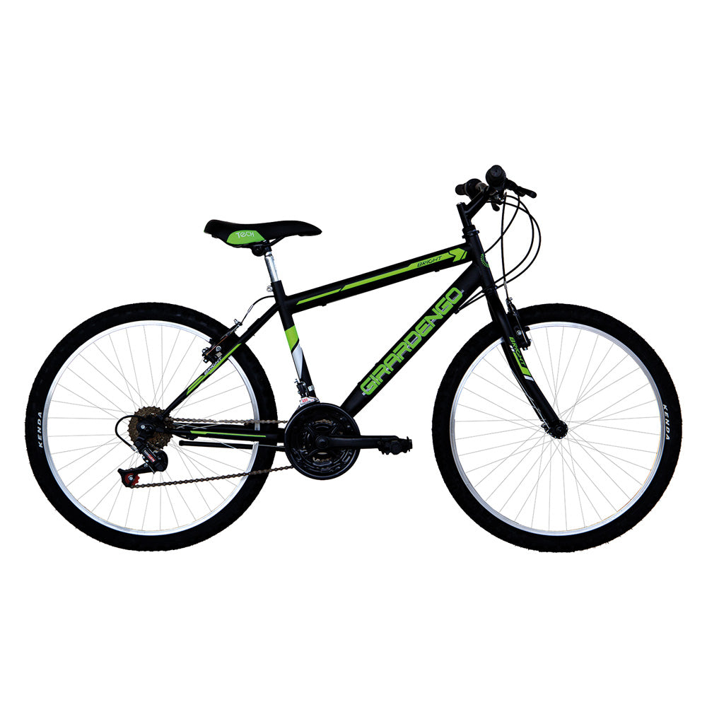 VÉLO HOMME VTT GIRARDENGO 24 - noir/vert