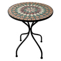 TABLE DÉCOR MOSAÏQUE 'MORGANA' Ø cm 60 x h.70