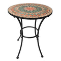 MOSAIK-DEKOR-TISCH 'ALICE' Ø 60 x H. 70 cm