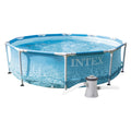 PISCINE AVEC CADRE 'LINEA FRAME' cm 305 x 76 - 4485lt pompe 1250 l/h