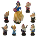 GARTENFIGUREN 'SCHNEEWITTCHEN MIT SIEBEN ZWERGEN' Set 7 + 1