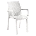 CHAISE EN POLYPROPYLÈNE 'VERONA ARMCHAIR' taupe
