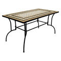 TAVOLO DECORO MOSAICO 'CLASSIC I' cm 150 x 80 x h.73