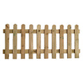 HOLZZAUN 'LAMELLEN' cm. 180 x H.80 - 10 Lamellen 15 x 90 mm