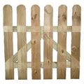 HOLZTOR 'LAMELLEN' cm. 100 x H. 80 - 6 Lamellen 15 x 90 mm