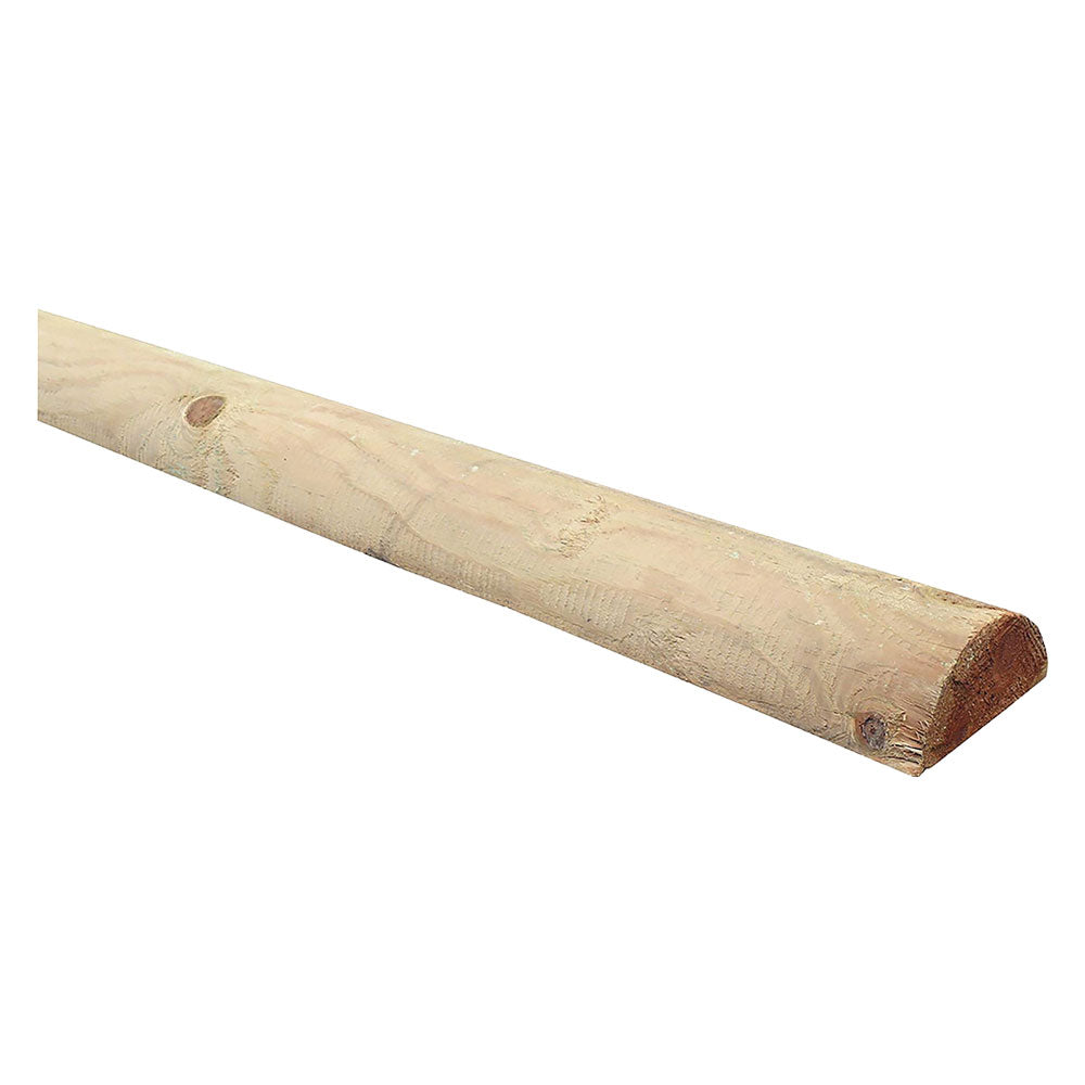 HALBRUNDER PFOSTEN FÜR MODULARE ZÄUNE cm. Ø 8 x H. 300