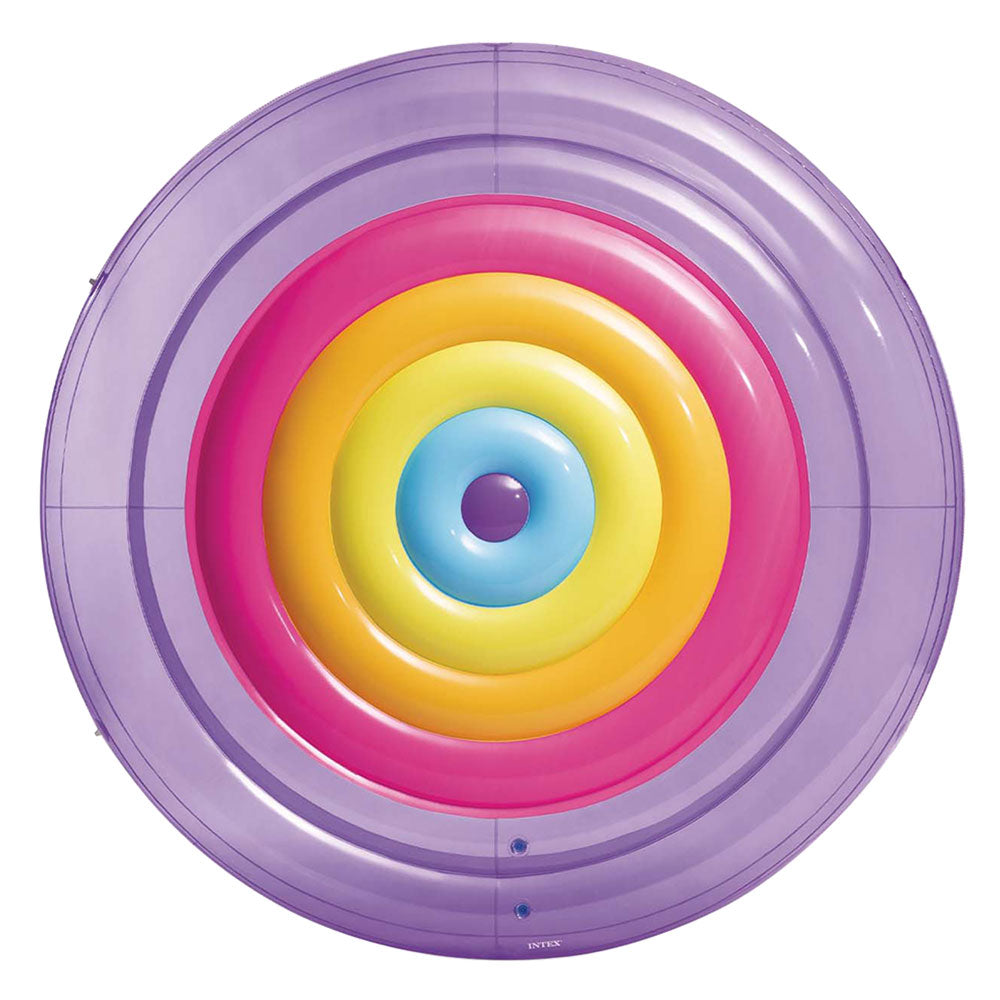 MATELAS GONFLABLE ÎLE «RAINBOW FIESTA ISLAND» 201 x 24 cm