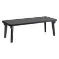 TABLE EXTENSIBLE EN POLYPROPYLÈNE « BERGEN » anthracite