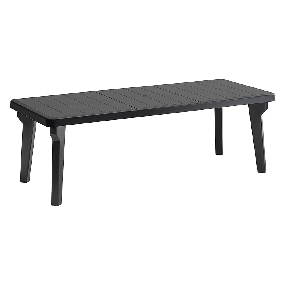 TABLE EXTENSIBLE EN POLYPROPYLÈNE « BERGEN » anthracite