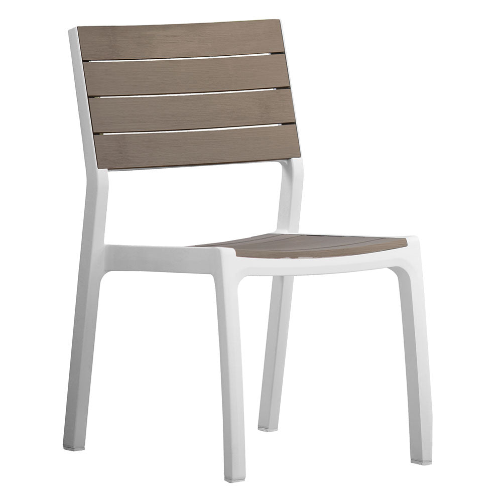 STUHL AUS POLYPROPYLEN 'HARMONY' weiß/cappuccino