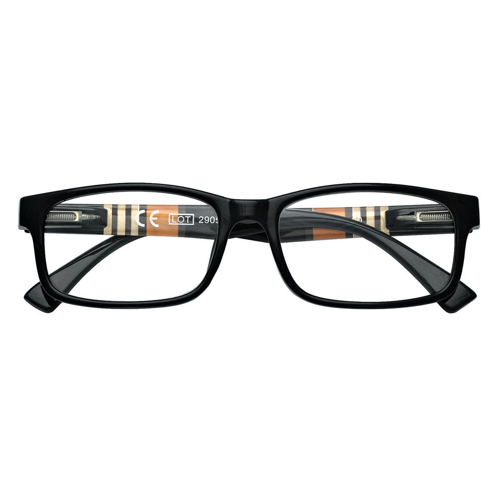 Lesebrille „B25-BLK“ + 1,00