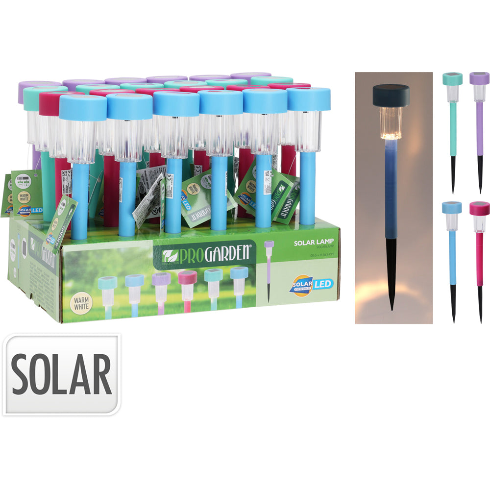LAMPE SOLAIRE EN PLASTIQUE cm 5 x H.36