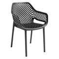 CHAISE EN POLYPROPYLÈNE « ARIA ARMCHAIR » taupe