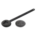 SPAZZOLA PER GRIGLIE CON SPUGNA ACCIAIO cm. 45