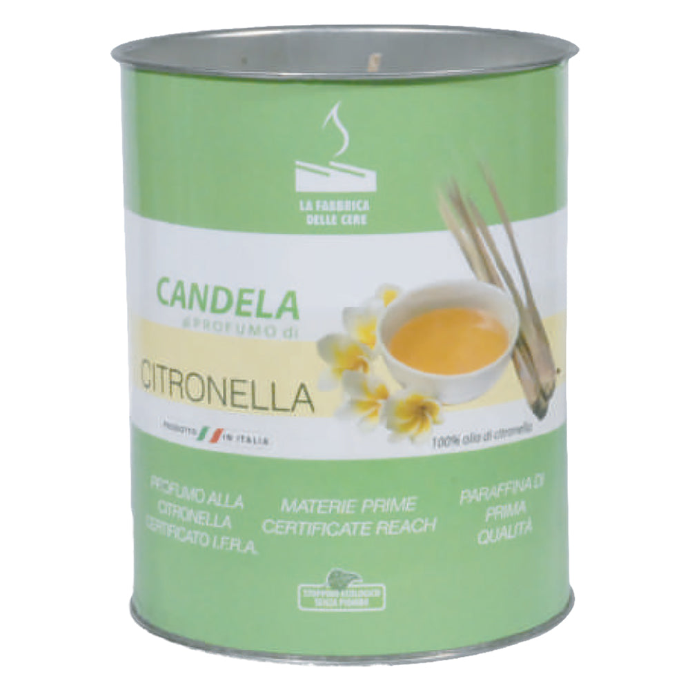 Zitronella-Kerze BIO cm 6 x 8