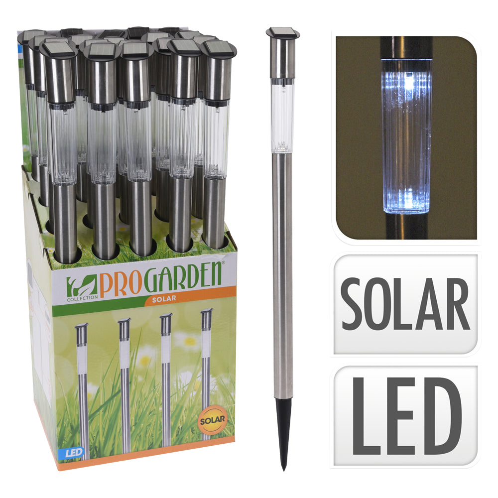 SOLARLEUCHTE "INOX" Ø 3 x H 70 cm