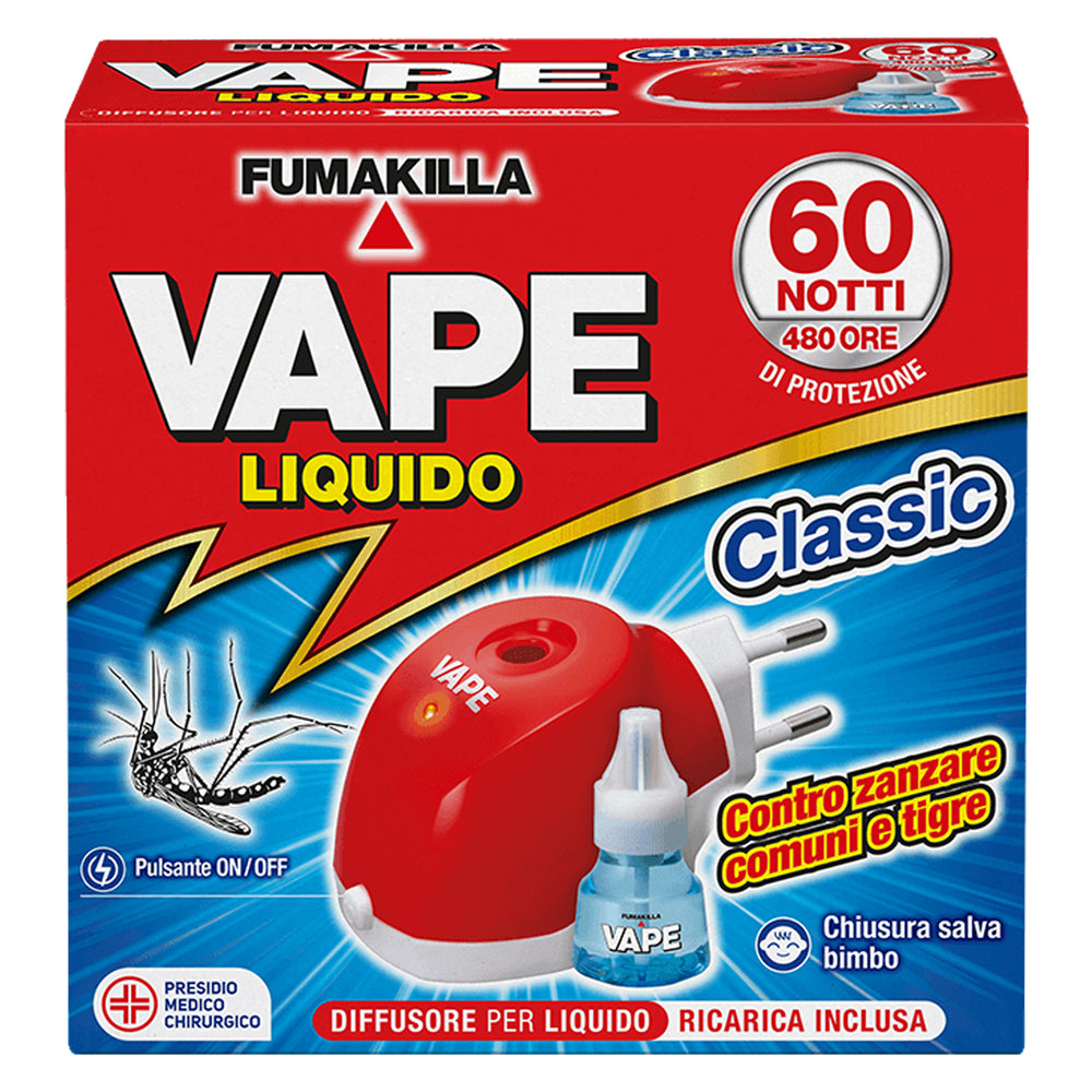ANTI-MOUSTIQUES ÉLECTRIQUE À ÉMANATION « LIQUIDE » 30 ml - avec 1 recharge liquide (pour 60 nuits)