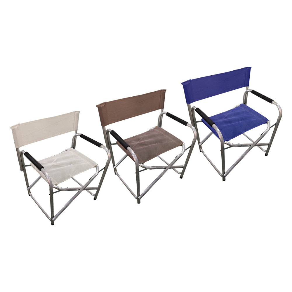SEDIA REGISTA 'ALICANTE' telo colore blu