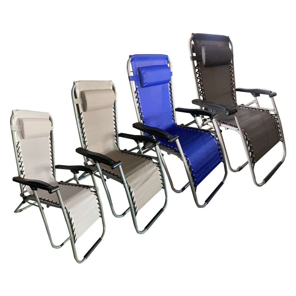 CHAISE LONGUE AVEC REPOSE-TÊTE « PROCIDA » tissu couleur gris anthracite