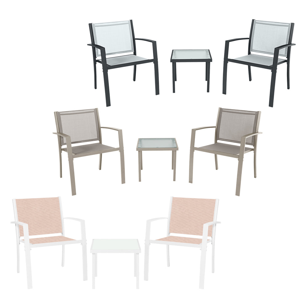 GARTENLOUNGE 'PARIDE' Stofffarbe Grau