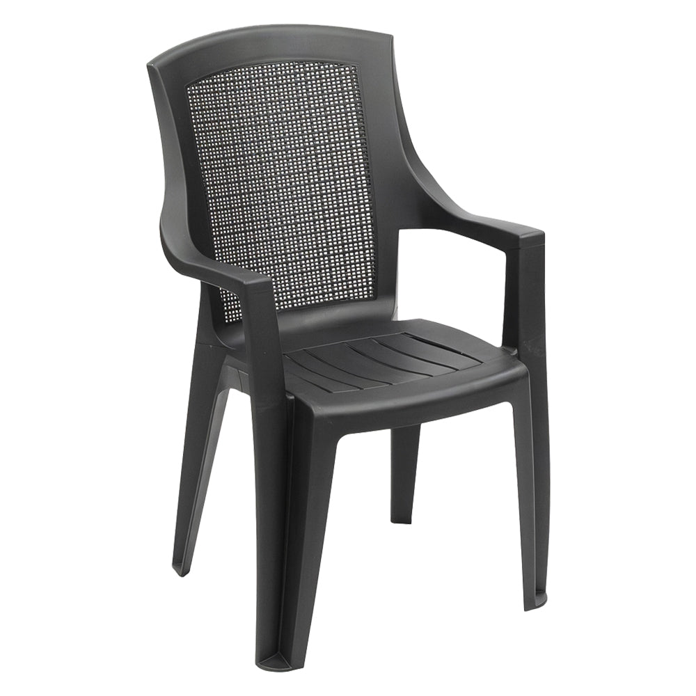 CHAISE EN POLYPROPYLÈNE « TRAMA » anthracite