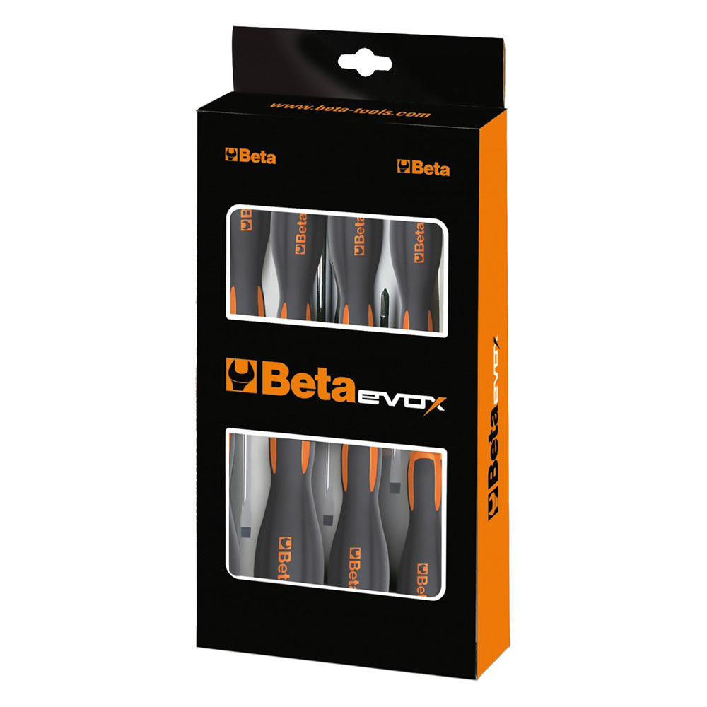 SÉRIE DE TOURNEVIS ART. 1203E/D8P 8 pcs (5 plats + 3 cruciformes)