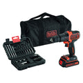 TRAPANO AVVITATORE A BATTERIA CON PERCUSSIONE 'BDCHD18S32-QW' 18V - 1,5 ah Litio