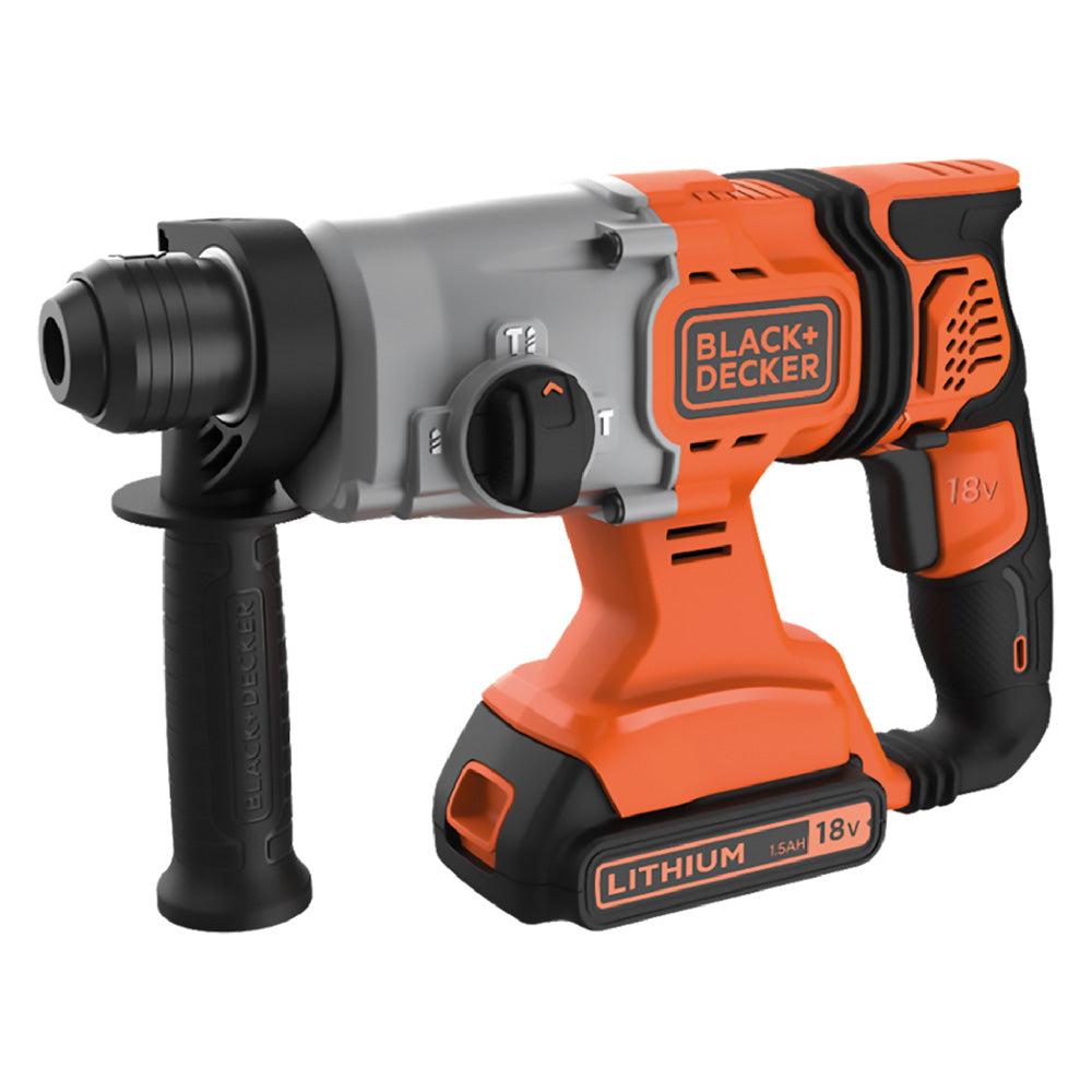 AKKU-BOHRHAMMER/MEISSELHAMMER „BCD900E2K-QW“, 18 V – 2,5 Ah Lithium